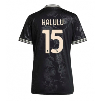 Billige Fotballdrakt Juventus Pierre Kalulu #15 Replika Tredjedrakt Dame 2025-26 Kortermet